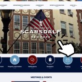 Website with clicker icon 
