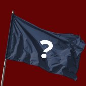Flag with question mark 