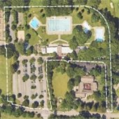 pool complex aerial