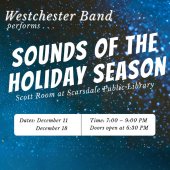 Sounds of the holiday season flyer