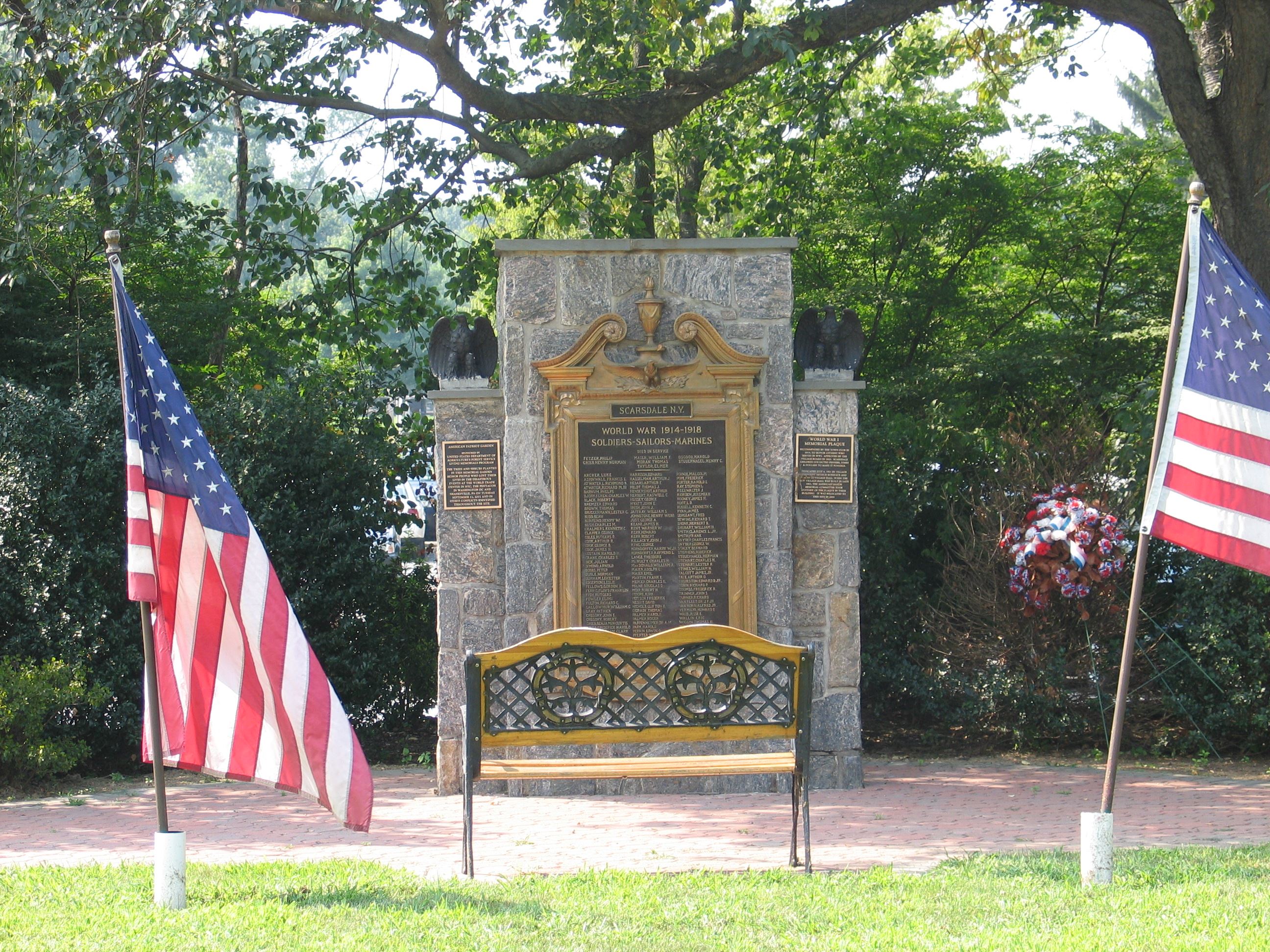 Scarsdale WW2 Memorial (jpg)